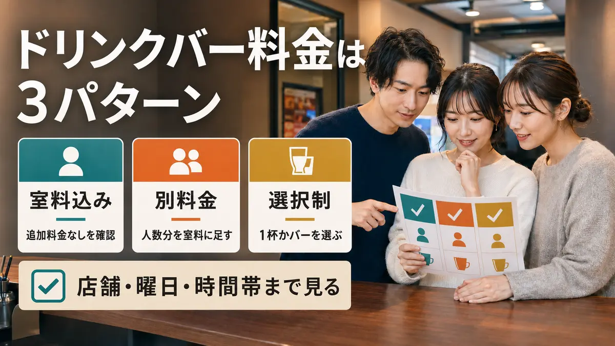 カラオケのドリンクバー料金表で確認する4項目